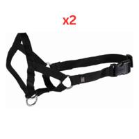 Trixie Top Trainer Headcollar For Dogs Black L-XL (Pack of 2)