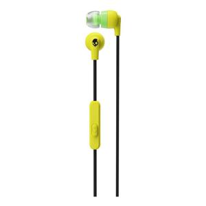 Skullcandy Ink'd+ Electric Yellow In-Ear Earphones with Mic