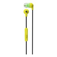 Skullcandy Ink'd+ Electric Yellow In-Ear Earphones with Mic