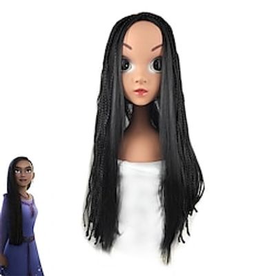 Cosplay 2023 Movie Wish Princess Asha Wigs Halloween Long Straight  Carnival Party Wigs Lightinthebox