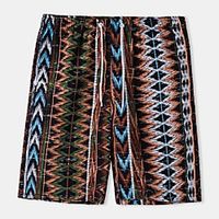 Men's Casual Daily Holiday Shorts Pants Graphic Short Black Lightinthebox - thumbnail