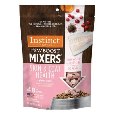 Instinct Raw Boost Mixers Skin & Coat Health Freeze Dried Dog Food Topper - 12.5Oz Instinct Raw Boost Mixers Skin & Coat Health Freeze Dried Dog Food Topper - 12.5Oz
