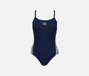 Womens Meteor High Swimwear  Navy/Metallic Silver