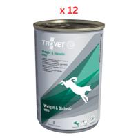 Trovet Weight & Diabetic Dog Wet Food Can 400G (Pack Of 12)