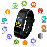 115Plus Smart Watch 0.96 inch Smart Band Fitness Bracelet Bluetooth Pedometer Call Reminder Sleep Tracker Compatible with Android iOS Women Men Message Reminder Camera Control Step Tracker IPX-5 19mm Lightinthebox - thumbnail