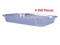 Hotpack Aluminium Container Base With Lid 250 Pieces - 83190DB+83190L