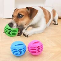 Solid Rubber Durable Dog Treat Ball Toys Interactive Chew Ball Toy Pet Shop Supplies juguetes para mascotas Pet Toys miniinthebox - thumbnail