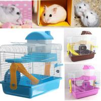 2 Floor Storey Hamster Mouse Cage House - thumbnail