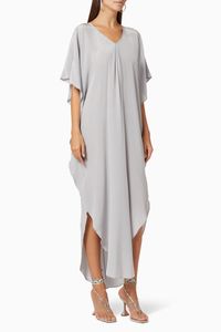Alexus Ruffled Silk dress
