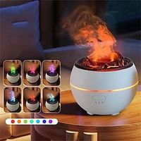 1 PCS Essential Oil Diffusers Large Room 360ml Flame Aromatherapy Diffuser for Home Bedroom for Run 24 Hours and Auto Off Big Humidifier Ultrasonic 7 Colors LED Night Light Lightinthebox - thumbnail