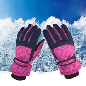 Women Adjustable Skiing Windproof Warm Gloves