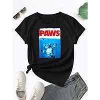 T-shirt Print Graphic T-shirt For Men's Women's Unisex Adults' Hot Stamping 100% Polyester Casual Daily miniinthebox