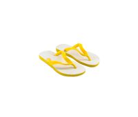 Womens Style 1 Traditional Slippers  White/Yellow - thumbnail