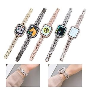 Smart Watch Band with Case Compatible with Apple iWatch 384041mm 42444549mm Ultra Series 8 7 6 5 4 3 2 1 SE Jewelry Bracelet for iWatch Smartwatch Strap Wristband Stainless Steel Luxury Lightinthebox