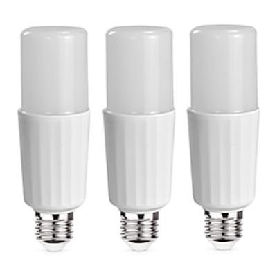 3PCS E27 LED Bulb 6W 9W 12W Cylindrical LED Strip Bulb Warm Light 3000K White Light 6000K LED Cylindrical Bulb AC220V AC110V miniinthebox