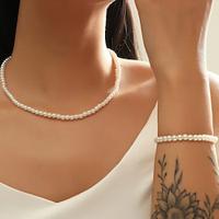 Jewelry Set For Women's Wedding Party Evening Gift Pearl Fancy Lightinthebox