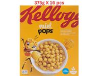 Kellogg's Corn Pops Miel Pops (Pack Of 16 X 375g)