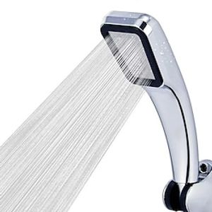 Shower Head with Handheld 300 Holes, High Pressure Shower Head, Water Saving ABS Spray Nozzle Bathroom Bath Rainfall Shower Chrome White miniinthebox