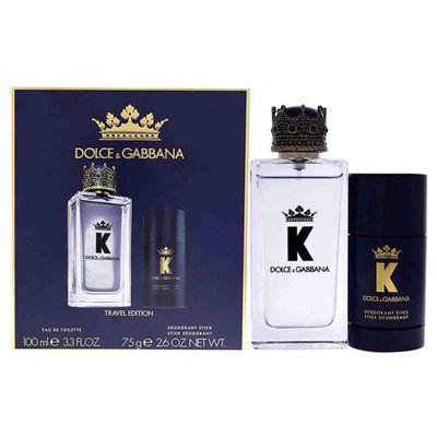 Dolce & Gabbana K (M) Edt 100ml + Deo Stick 75g Travel Set Dolce & Gabbana K (M) Edt 100ml + Deo Stick 75g Travel Set