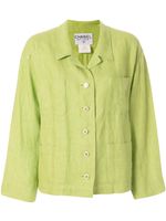 Chanel Pre-Owned 1996's long sleeve jacket - Green - thumbnail