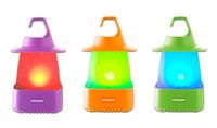 Sonashi Rechargeable Camping Light Green Orange & Purple (SCL-902) - thumbnail