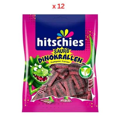 Hitschler Saure Dinokrallen Vegan Fruit Gum 12x125g