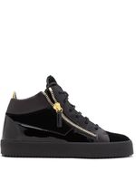 Giuseppe Zanotti Kriss zipped high top sneakers - Blue