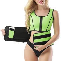 Front Zipper Sweat Absorption Shapewear