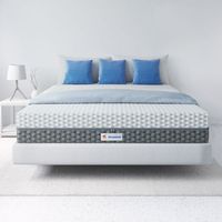 Sleepwell Dual Pro Profiled Foam, 100 Night Trial, Reversible King Bed Size, Gentle And Firm Triple Layered Anti Sag Foam Mattress White 200L x 180W x 30H cm