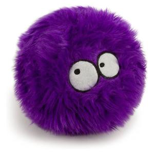 Godog Furballz Durable Plush Squeaker Dog Toy with Chew Guard Technology - Purple - Large