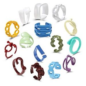 Ring Hollow Out Alloy Stylish Unique Design Colorful 1pc One Size  Open Cuff Ring Lightinthebox