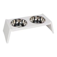 Pawsitiv Mister Dinner Set Bowls Small - White