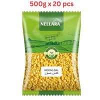 Nellara Moong Dal 500Gm (Pack of 20)