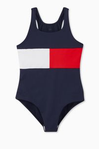 Colour Blocked One Piece Swimsuit