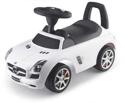 Megastar Ride On Licensed Mercedes Push Car For Kids - White (UAE Delivery Only)