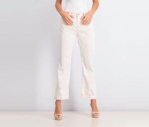 Womens Five Pocket Pants  Cream