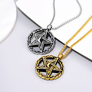 Women's Men's Pendant Necklace Necklace Retro Fashion Vintage Titanium Steel Gold Silver 555 cm Necklace Jewelry 1pc For Halloween Gift Festival Lightinthebox