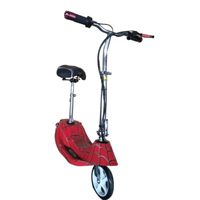 Megastar 24V Snazzy Electric Foldable Scooter, Silver Red - Bd008SR (UAE Delivery Only)