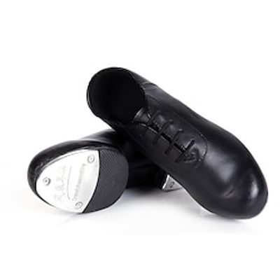 Women's Tap Shoes Practice Professional Comfort Shoes Heel Lace-up Flat Heel Round Toe Lace-up Kid's Adults' Black miniinthebox Women's Tap Shoes Practice Professional Comfort Shoes Heel Lace-up Flat Heel Round Toe Lace-up Kid's Adults' Black miniinthebox
