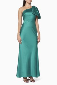 Aubrey Satin Bow Gown