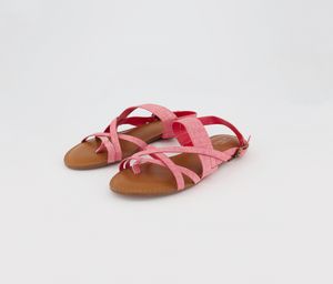 Womens April Sandals  Red
