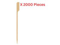 Hotpack Disposable Wooden Flag Skewer 2000 Pieces - BFS15