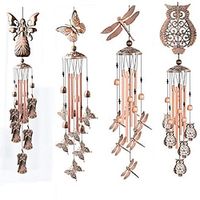 Women's Day Gifts Butterfly Wind Chime Decoration Creative Courtyard Garden Decoration Metal Bell Pendant Gift Mother's Day Gifts for MoM Lightinthebox