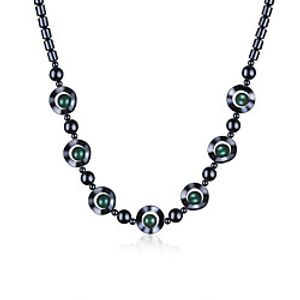 Women's Resin Pendant Necklace Geometrical Flower Fashion Stone Dark Green 45 cm Necklace Jewelry 1pc For Gift Daily miniinthebox
