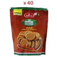 Haldirams Southern Delights Chakoli Snack 200gm - Pack Of 40