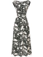 Aspesi printed sleeveless dress - Black