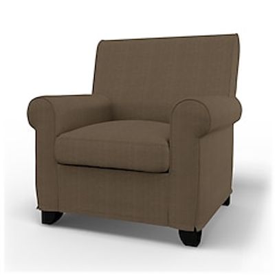 IKEA Conscious Tweed Gronlid Armchair Cover Regular Fit With Piping Machine Washable Lightinthebox