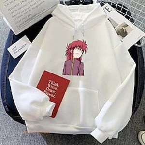 Yu Yu Hakusho Yusuke Urameshi Kurama Hoodie Cartoon Manga Anime Front Pocket Graphic Hoodie For Couple's Men's Women's Adults' Hot Stamping 100% Polyester Casual Daily Lightinthebox