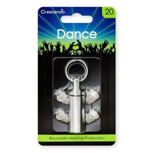 Crescendo Dance 20 Hearing Protection Reusable Earplugs