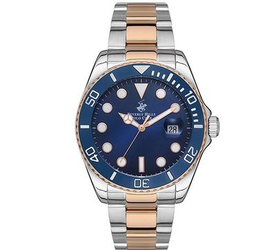 Beverly Hills Polo Club Men's Analog Dark Blue Dial Watch - BP3328X.590
